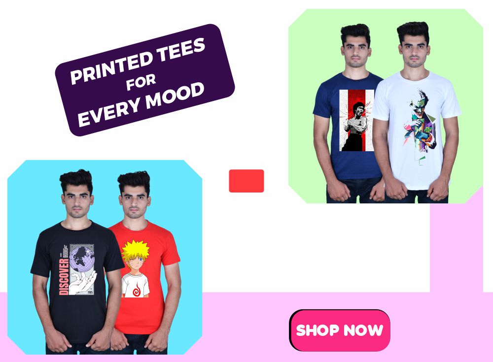 "The Blue Beast Customized T-Shirt Collection: Colorful Printed Tees for Men and Women"