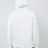 Unisex White Plain Hoodie
