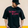 The Blue Beast Unisex Black Striking Warrior Skull Printed Oversized T-Shirt